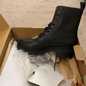 Madewell Black Combat Boots